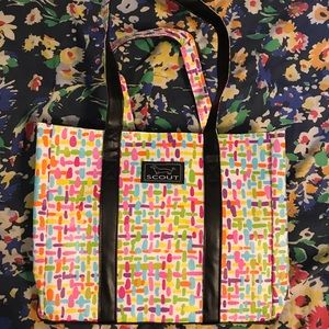 Scout multi colored shoulder bag